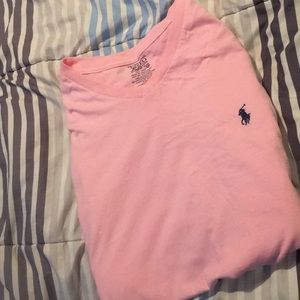 Polo Ralph Lauren Pink V-neck shirt